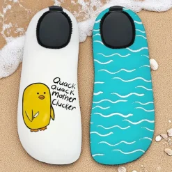 Men's Duck Printed Water Shoes – Waterproof & Comfortable Style for Men in Water - based Activities, Beach Volleyball & River Walks