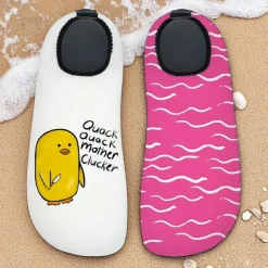 Men's Duck Printed Water Shoes – Waterproof & Comfortable Style for Men in Water - based Activities, Beach Volleyball & River Walks