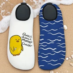 Men's Duck Printed Water Shoes – Waterproof & Comfortable Style for Men in Water - based Activities, Beach Volleyball & River Walks