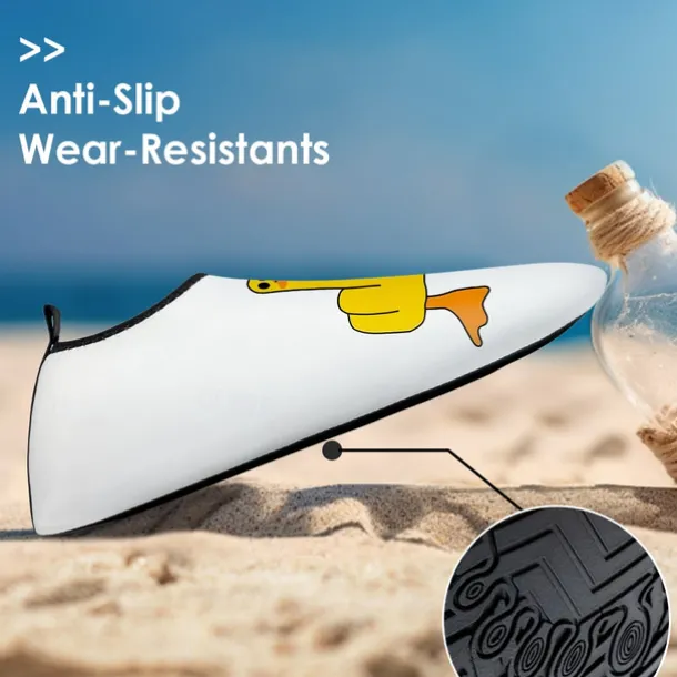Men's Duck Printed Water Shoes – Waterproof & Comfortable Style for Men in Water - based Activities, Beach Volleyball & River Walks
