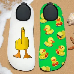 Men's Duck Printed Water Shoes – Waterproof & Comfortable Style for Men in Water - based Activities, Beach Volleyball & River Walks