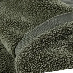 Men's Embroidered Fleece Jacket Cargo Jacket Long Sleeve Military Tactical Thermal Warm Coat Vintage Casual Style Cotton Bomber Jacket with Turn-down Collar khaki Army Green Dark Blue