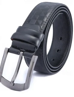 Men's Faux Leather Belt PU Belt Black Camel Alloy Plain Daily Wear Going out Weekend