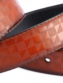 Men's Faux Leather Belt PU Belt Black Camel Alloy Plain Daily Wear Going out Weekend