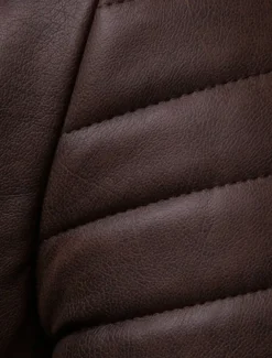 Men's Faux Leather Jacket Transition Jacket Biker Jacket Motorcycle Jacket Vacation Daily Windproof Warm Pocket Fall & Winter Plain Fashion Classic Lapel Regular Faux Leather Black Red Coffee Jacket