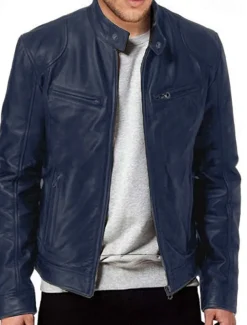 Men's Faux Leather Jacket Transition Jacket Biker Jacket Motorcycle Jacket Daily Thermal Warm Rain Waterproof Fall & Winter Solid Colored Stand Collar Regular Regular Fit Silver Black White Yellow