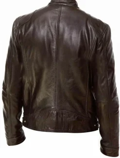 Men's Faux Leather Jacket Transition Jacket Biker Jacket Motorcycle Jacket Daily Thermal Warm Rain Waterproof Fall & Winter Solid Colored Stand Collar Regular Regular Fit Silver Black White Yellow