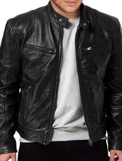 Men's Faux Leather Jacket Transition Jacket Biker Jacket Motorcycle Jacket Daily Thermal Warm Rain Waterproof Fall & Winter Solid Colored Stand Collar Regular Regular Fit Silver Black White Yellow