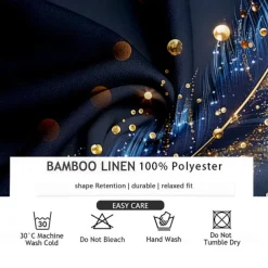 Men's Feathers Summer Hawaiian Shirt Button Up Shirt Aloha Shirt Long Sleeve Hawaiian Vacation Spring Fall Turndown Button Up Violet Blue Green Peacock Blue