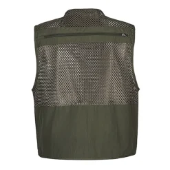 Men's Fishing Vest Hiking Vest Sleeveless V Neck Vest / Gilet Jacket Top Outdoor Breathable Quick Dry Multi Pockets Lightweight Polyester Army Green Khaki Dark Blue Fishing Climbing Camping / Hiking