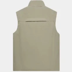 Men's Fishing Vest Hiking Vest Sleeveless Outerwear Top Outdoor Breathable Quick Dry Multi Pockets Lightweight Pocket Buckle Chinlon Black Cream Army Green Work Fishing Climbing