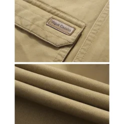 Men's Fishing Vest Hiking Vest Sleeveless Jacket Coat Top Outdoor Breathable Quick Dry Lightweight Sweat wicking Summer Spring Cotton khaki Army Green Fishing Climbing Running