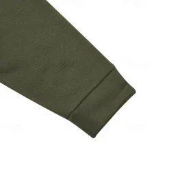 Men's Fitness Hoodie Workout Hoodie Long Sleeve Hoodie Casual Athleisure Fall Thermal Warm Windproof Breathable Gym Workout Running Walking Sportswear Activewear Solid Colored Black Army Green Dark