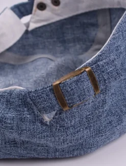 Men's Flat Cap Ascot Hat Newsboy Hat Black Blue Cotton / Linen Blend Fashion Casual Street Daily Plain Adjustable Sunscreen Breathable