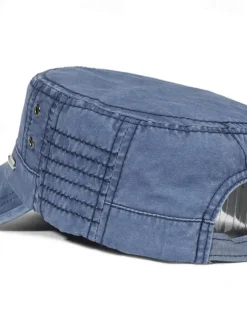 Men's Flat Cap Baseball Cap Sun Hat Trucker Hat Black Blue Cotton Fashion Casual Street Daily Letter Adjustable Sunscreen Breathable