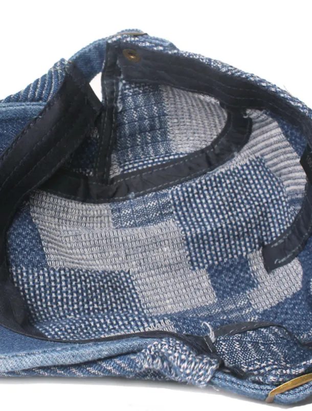 Men's Flat Cap Black Blue Denim Streetwear Stylish 1920s Fashion Outdoor Daily Going out Lattice Warm
