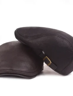Men's Flat Cap Black Brown PU Fashion Streetwear Stylish 1920s Fashion Outdoor Daily Going out Plain Warm