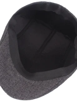 Men's Flat Cap Light Grey Dark Gray Cotton Streetwear Stylish 1920s Fashion Outdoor Daily Going out Graphic Prints Warm