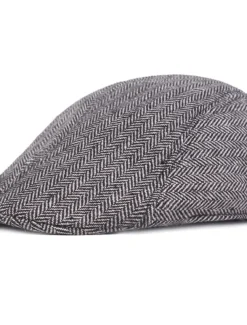 Men's Flat Cap Light Grey Dark Gray Cotton Streetwear Stylish 1920s Fashion Outdoor Daily Going out Graphic Prints Warm