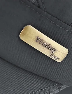 Men's Flat Cap Sun Hat Trucker Hat Navy Blue Blue Polyester Fashion Casual Street Daily Plain Adjustable Sunscreen Breathable