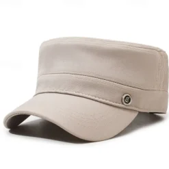 Men's Flat Cap Sun Hat Trucker Hat Black Navy Blue Polyester Fashion Casual Street Daily Plain Adjustable Sunscreen Breathable