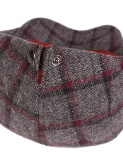 Men's Flat Cap Tweed Cap Red Blue Woolen Print Streetwear Stylish 1920s Fashion Outdoor Daily Going out Lattice Warm