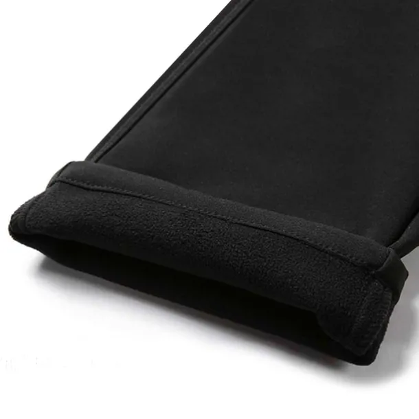 Men's Fleece Lined Pants Waterproof Hiking Pants Trousers Softshell Pants Winter Outdoor Thermal Warm Windproof Breathable Elastic Waist Fleece Bottoms Army Navy Grey Black Hunting Fishing Skiing