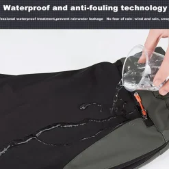 Men's Fleece Lined Pants Waterproof Hiking Pants Trousers Softshell Pants Winter Outdoor Thermal Warm Windproof Fleece Lining Pants / Trousers Bottoms Army Green Gray Black Hunting Fishing Climbing