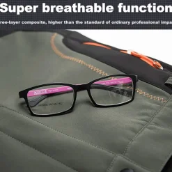 Men's Fleece Lined Pants Waterproof Hiking Pants Trousers Softshell Pants Winter Outdoor Thermal Warm Windproof Fleece Lining Pants / Trousers Bottoms Army Green Gray Black Hunting Fishing Climbing