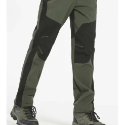 Men's Fleece Lined Pants Waterproof Hiking Pants Trousers Softshell Pants Winter Outdoor Thermal Warm Windproof Fleece Lining Pants / Trousers Bottoms Army Green Gray Black Hunting Fishing Climbing