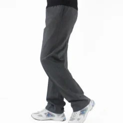 Men's Fleece Pants Sweatpants Joggers Trousers Straight Leg Sweatpants Elastic Waist Straight Leg Solid Color Plain Breathable Comfortable Full Length Sports Outdoor Daily Wear Casual / Sporty