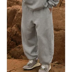 Men's Fleece Pants Sweatpants Joggers Trousers Pocket Plain Comfort Breathable Outdoor Daily Going out Fashion Casual Black Grey