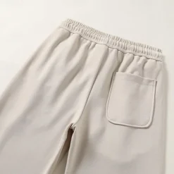 Men's Fleece-lined Athletic Pants Active Pants Active Joggers Full Length Outdoor Vacation Home Sports Fashion Navy Blue Beige Micro-elastic