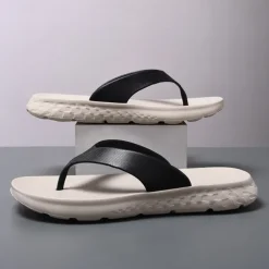 Men's Flip Flops - Durable EVA Sole with Comfortable Straps for Beach, Pool and Casual Summer Wear