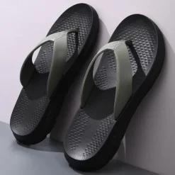 Men's Flip Flops - Durable EVA Sole with Comfortable Straps for Beach, Pool and Casual Summer Wear