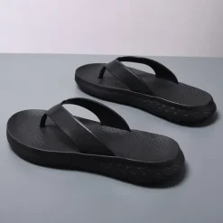 Men's Flip Flops - Durable EVA Sole with Comfortable Straps for Beach, Pool and Casual Summer Wear