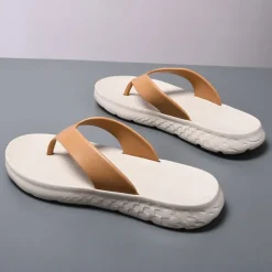 Men's Flip Flops - Durable EVA Sole with Comfortable Straps for Beach, Pool and Casual Summer Wear