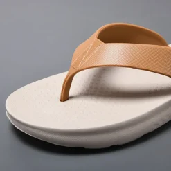Men's Flip Flops - Durable EVA Sole with Comfortable Straps for Beach, Pool and Casual Summer Wear