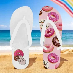 Men's Flip-flop Sandals with Goose Design and Rope Pattern – Laid-back Beach Style for Men during Beach Outings and Summer Activities