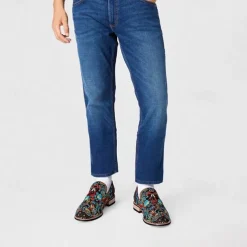 Men's Floral Jacquard Slip-On Loafers - Elegant Embroidered Casual Shoes for Special Occasions and Semi-Formal Events