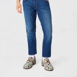 Men's Floral Jacquard Slip-On Loafers with Tassel Detail - Premium Embroidered Shoes for Semi-Formal and Casual Outings