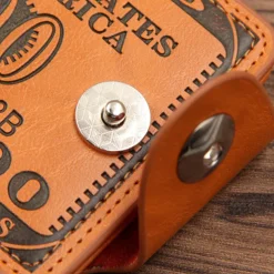 Men's Genuine Leather Wallet Vintage Short Multi Function ID Credit Card Holder Gifts To Men On Valentine's Day Father's Day