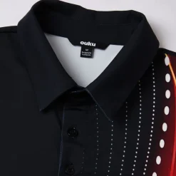 Men's Geometic Line Polo Short Sleeve Polo Shirts Collared Shirts Casual School Outdoor Daily Wear Home Wear 3D Print Summer Red Blue Green