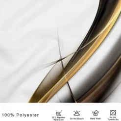 Men's Geometic Line Polo Short Sleeve Polo Shirts Collared Shirts Casual School Outdoor Daily Wear Home Wear 3D Print Summer Spring Fall White Blue Brown