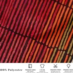 Men's Geometric Striped Mixed Color Trousers Baggy Pants Casual Pants Mid Waist Hawaiian Casual Outdoor Vacation Holiday Wide Leg Summer Spring 3D Print Red Blue