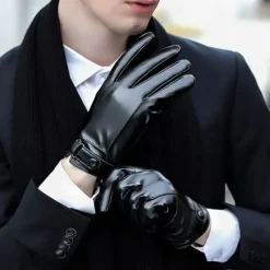 Men's Gift Daily Black Scarf Solid / Plain Color