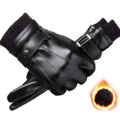 Men's Gift Daily Black Scarf Solid / Plain Color