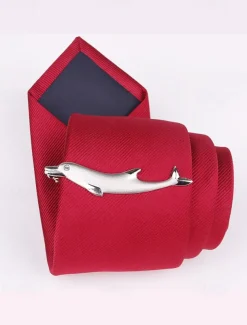 Men's Gold Plated Fork, Knife and Hammer Tie Clip - Unique and Stylish Design - Perfect for Weddings, Formal and Creative Occasions