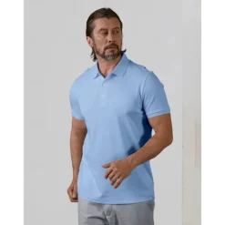 Men's Golf Polo Shirt Black White Light Green Short Sleeve Top Golf Attire Clothes Outfits Wear Apparel