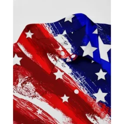 Men's Golf Polo Shirt Red Short Sleeve Top Golf Attire Clothes Outfits Wear Apparel